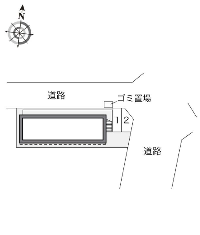 レオパレスＩＴＯ 配置図