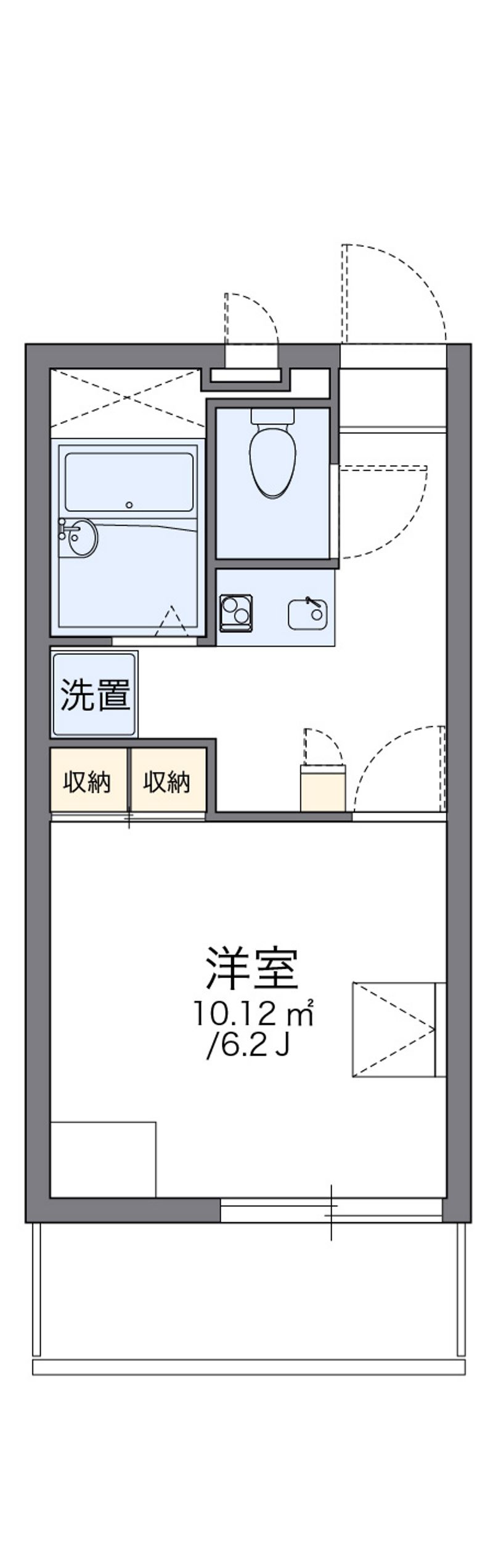 レオパレスオーキッドⅡ 間取図