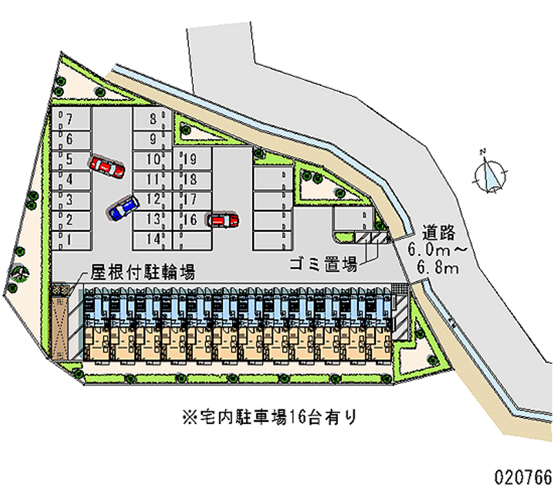 20766 Monthly parking lot