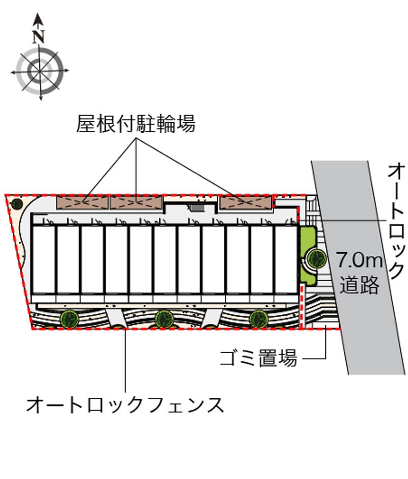 レオネクストレジデンス川崎 配置図