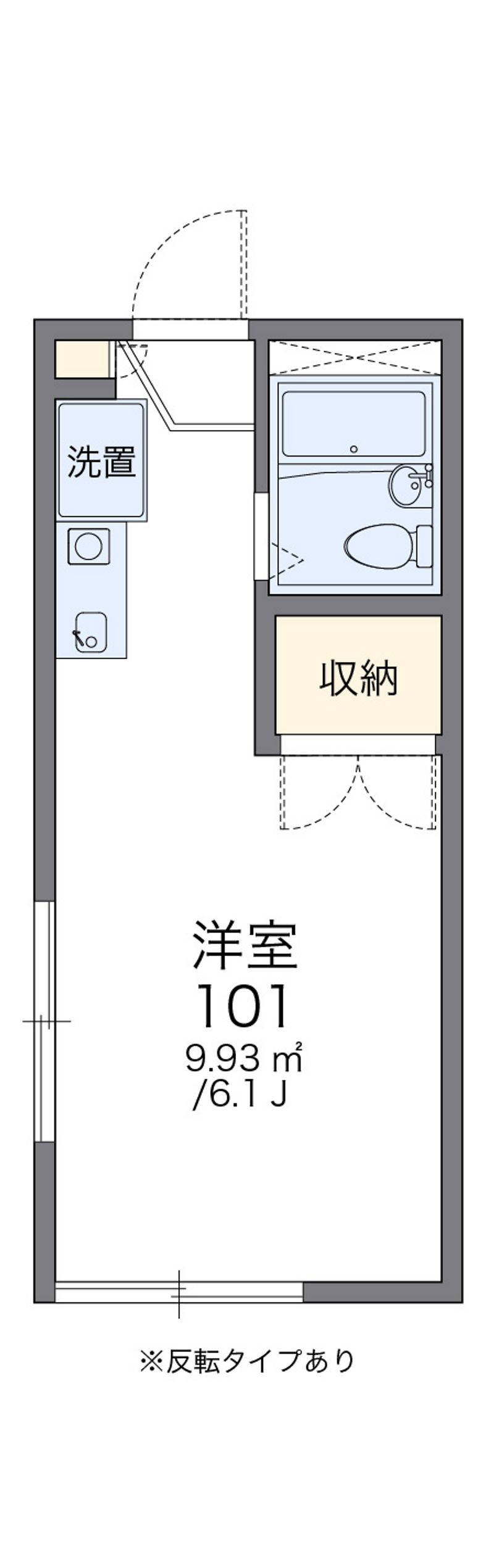 レオパレスアムールⅡ 間取図