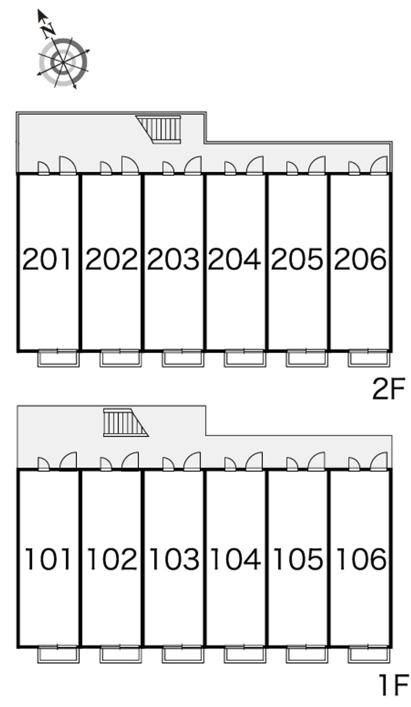 レオパレス望 間取配置図