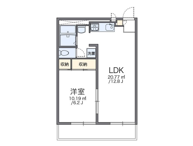 leopalace Ohtani Floor plan