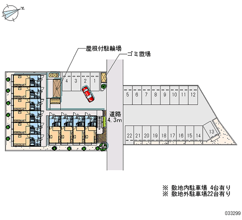 33299月租停车场