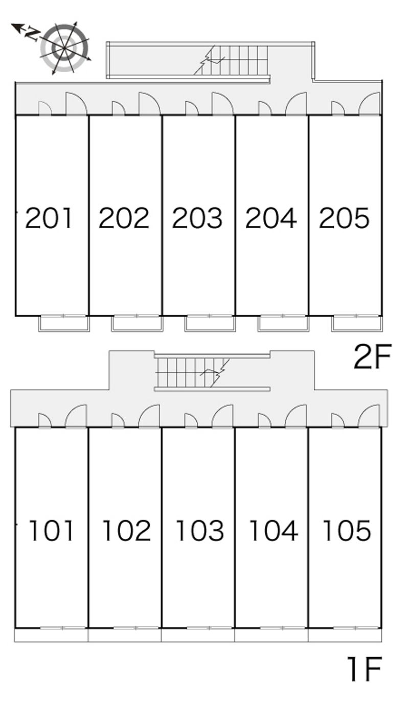 レオパレス平和台 間取り配置図