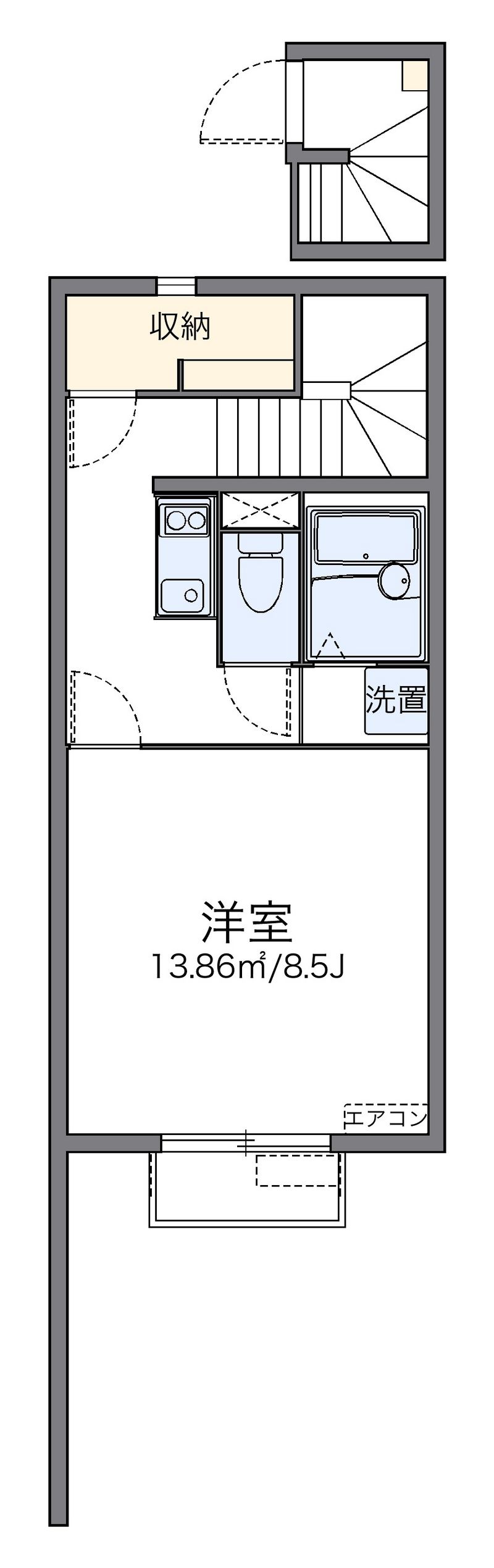 レオネクストメゾン　グリシーヌ 間取図