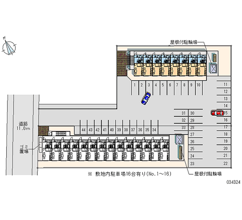 34324 bãi đậu xe hàng tháng