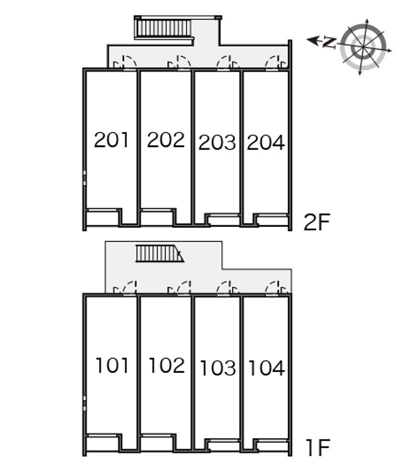 クレイノクオーレ 間取配置図