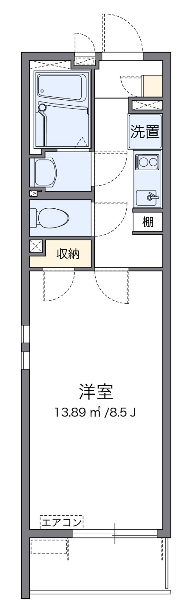 CLEINO Maison Higashi Hashimoto Floor plan