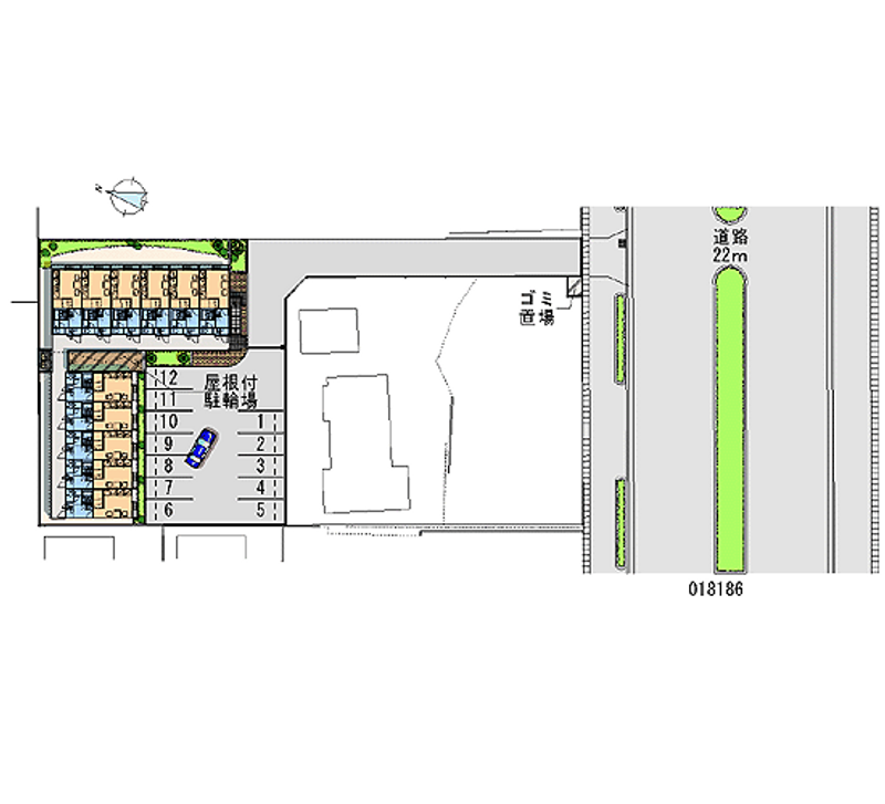 18186 Monthly parking lot