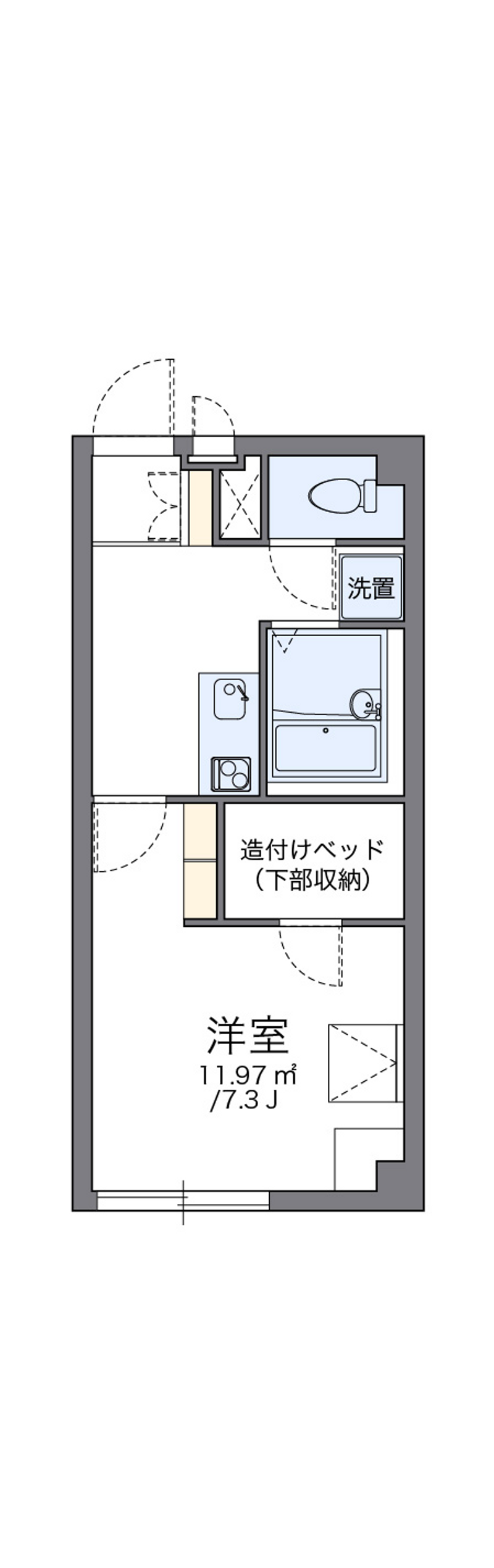 レオパレスラホンテーヌ 間取り
