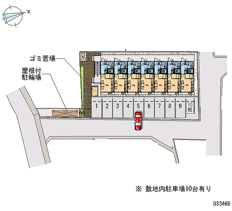 レオパレス余内 月極駐車場