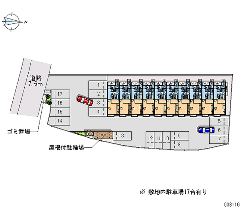 38116 Monthly parking lot