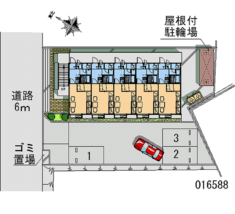 レオパレスコンフォート 月極駐車場