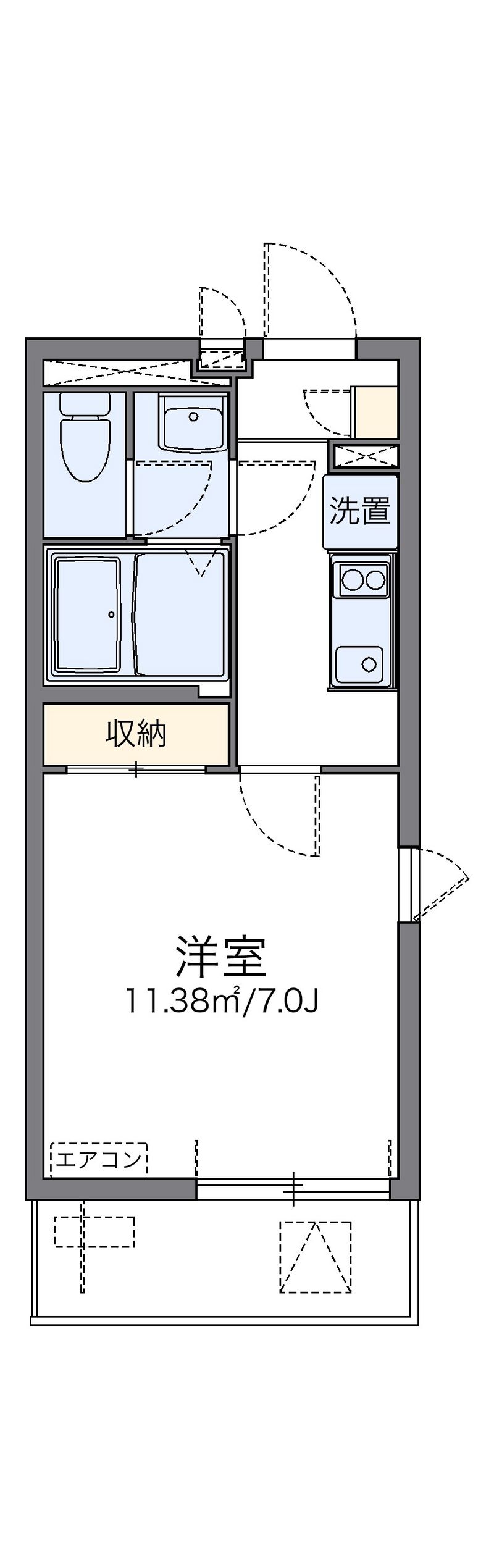 レオネクスト錦糸 間取図