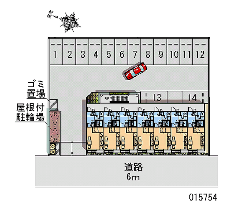 レオパレスけやき台 月極駐車場