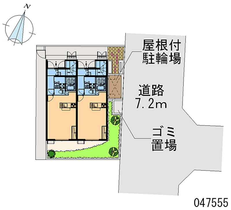 レオネクスト日比津 区画図