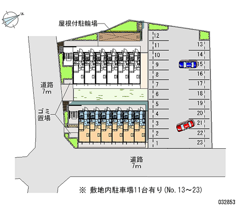 レオパレスＩｎｔｅｒｉｓｔａ 月極駐車場