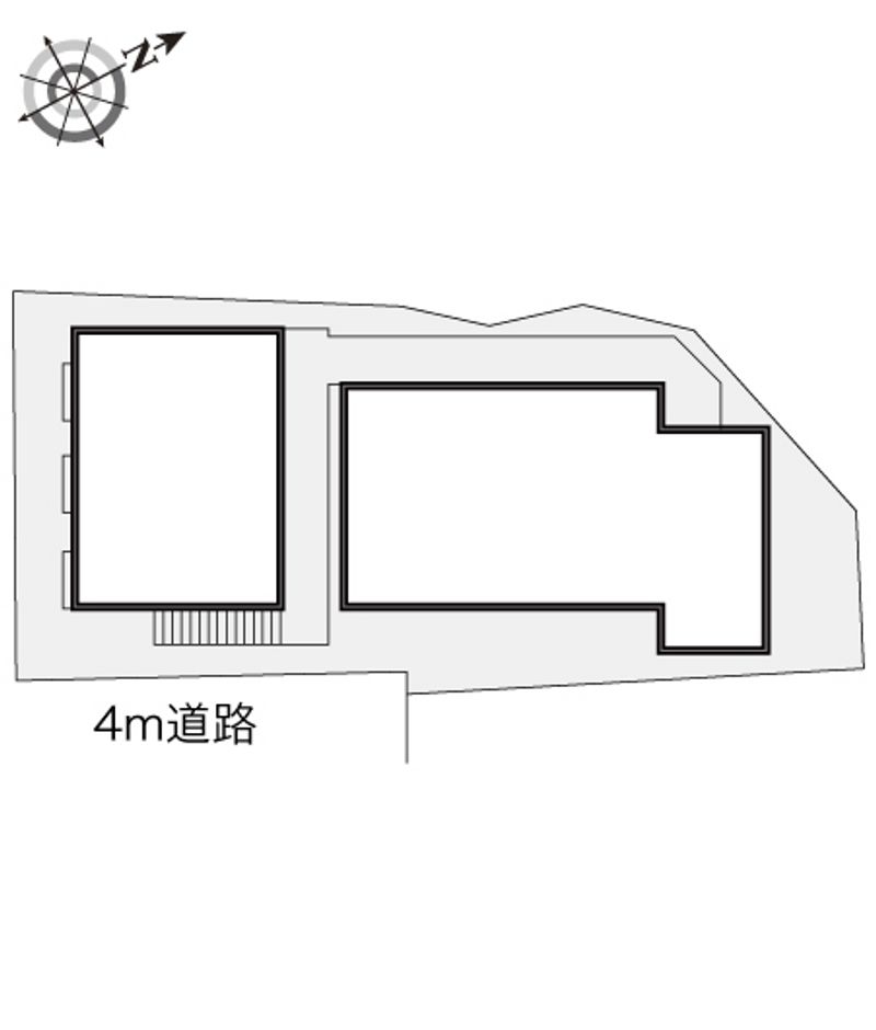 レオパレスこうべ山手２番館 配置図