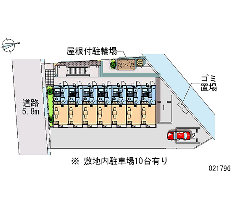 21796 Monthly parking lot