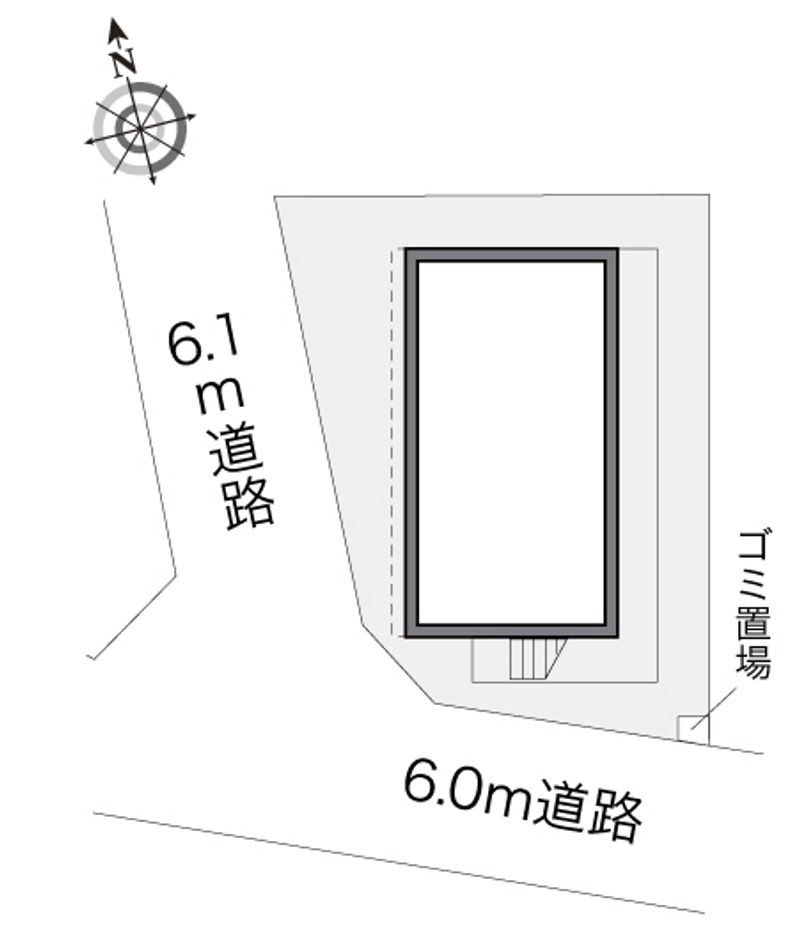 レオパレスソフィア小竹向原 配置図