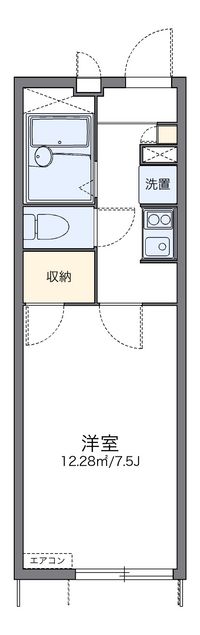 レオパレスボン　ポアール 間取り図