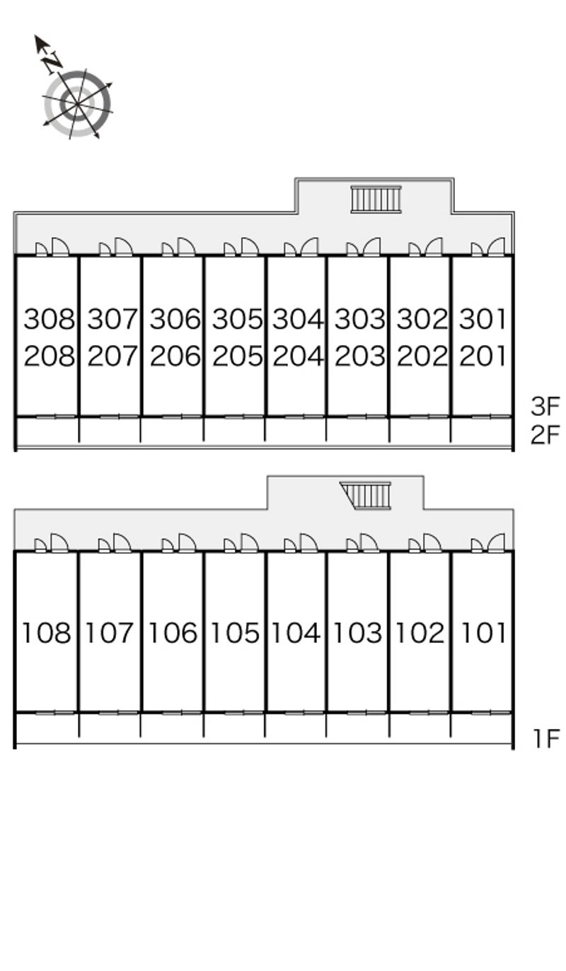 レオパレスＣＡＮＤＹ 間取配置図