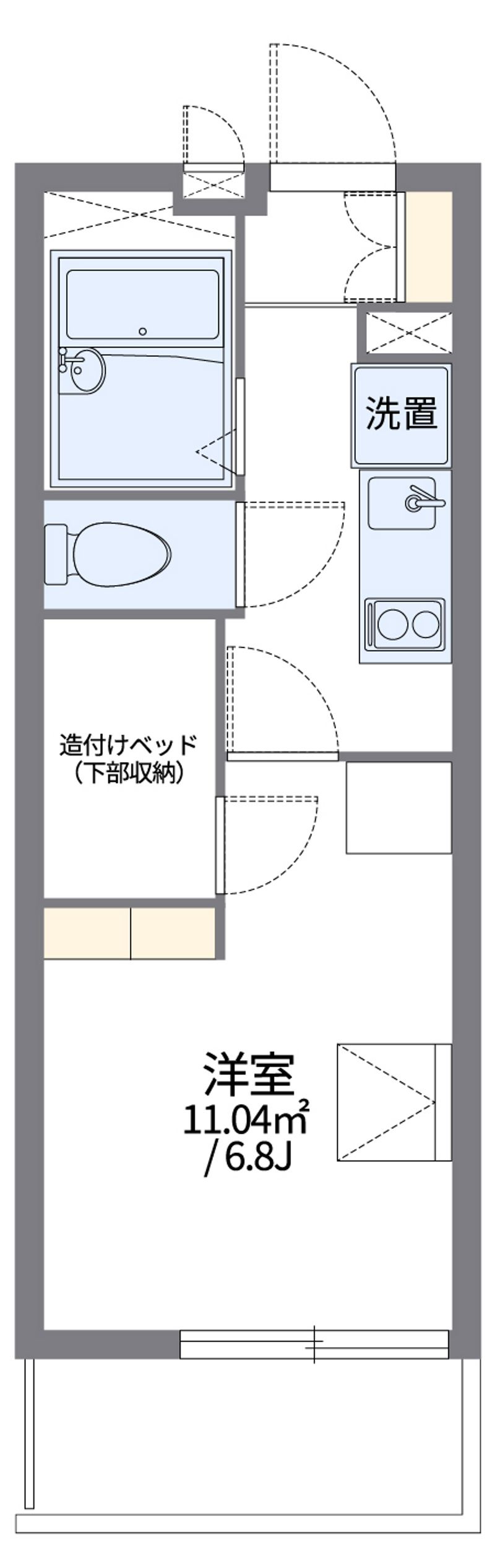 leopalace Nakamura Floor plan