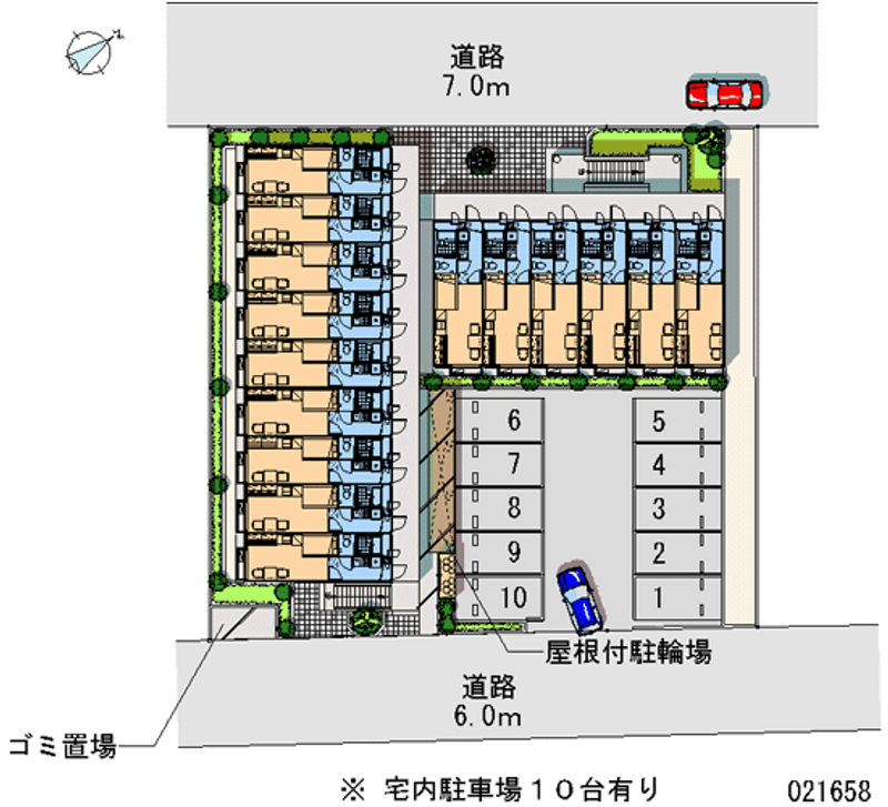 21658 Monthly parking lot