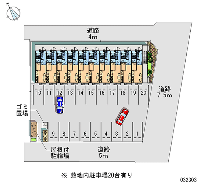 32303月租停車場