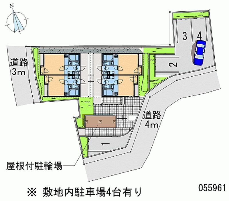 クレイノエアルⅡ 月極駐車場