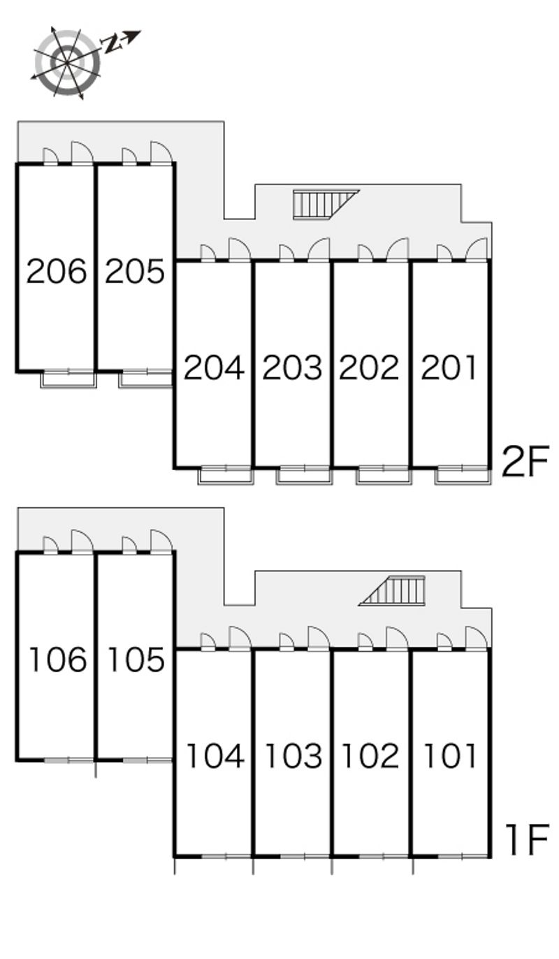レオパレスＭ＆Ｔ 間取配置図