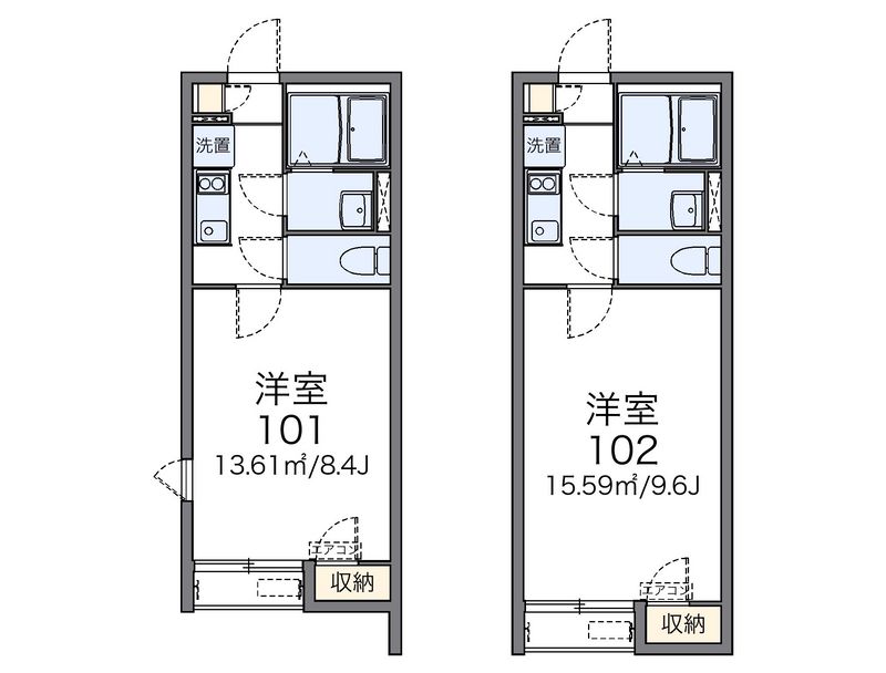 レオネクストウィステリア沖野上 間取図