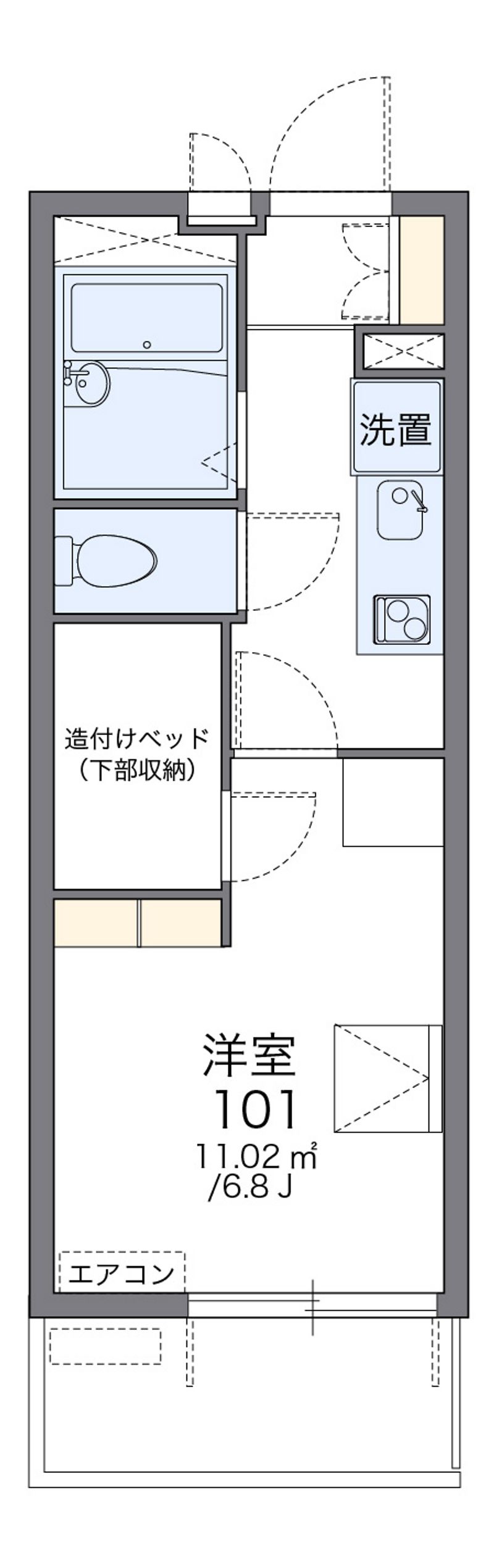 レオパレスＩＥＹＡＳＵ 間取図
