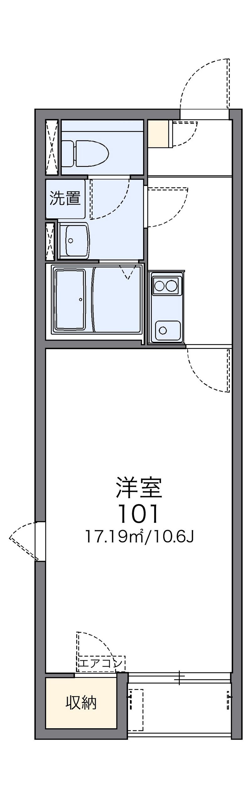 レオネクストプレミアムＧＡＫＵ 間取図