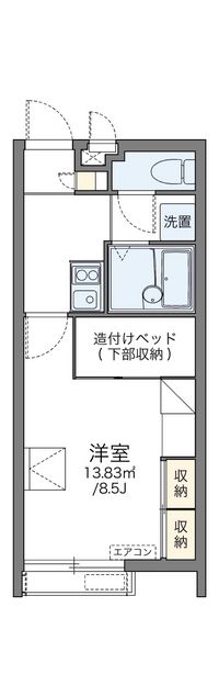 レオパレス首里城下町 間取り図