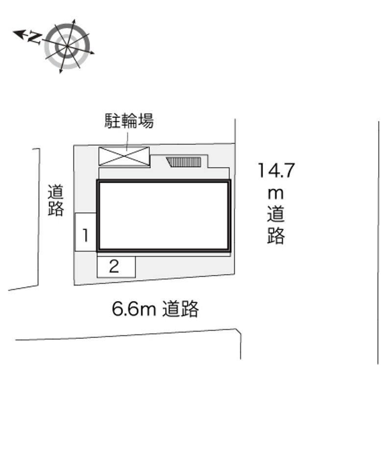 レオパレス宮丘 配置図