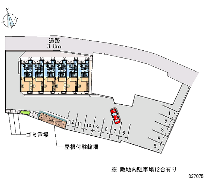 レオパレスハイドランジア 月極駐車場