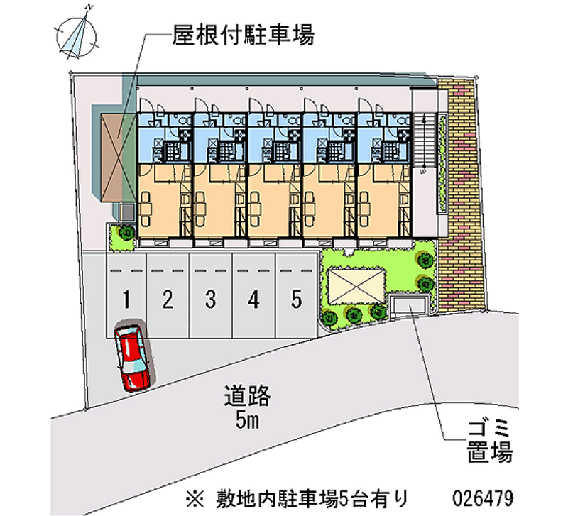 レオパレス清水Ⅱ 月極駐車場