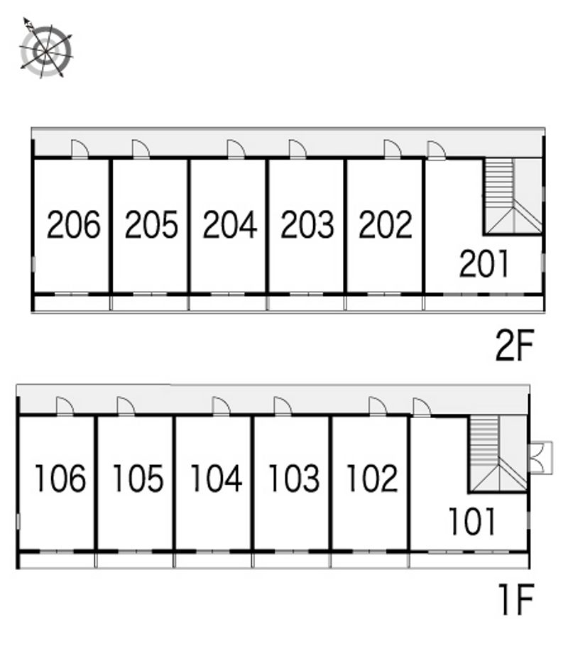 レオパレスマ・メゾン 間取配置図