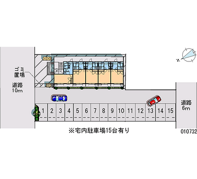 10732 Monthly parking lot