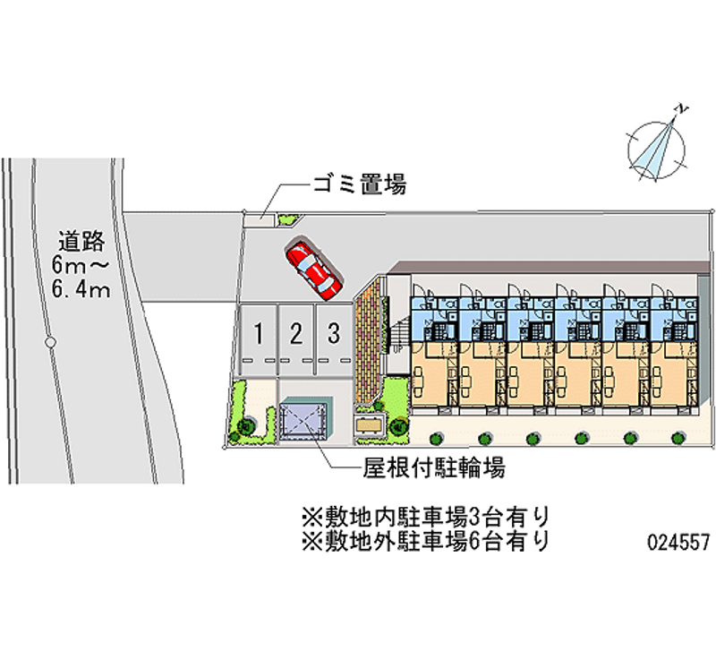 24557 Monthly parking lot