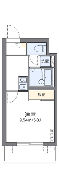 レオパレスオゥル 間取り図