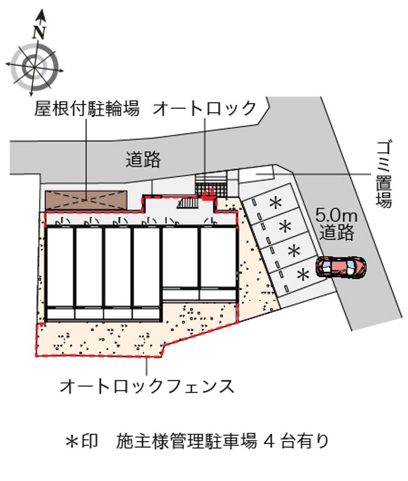クレイノ与野 配置図