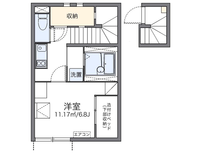 レオネクストナルチーゾ 間取図