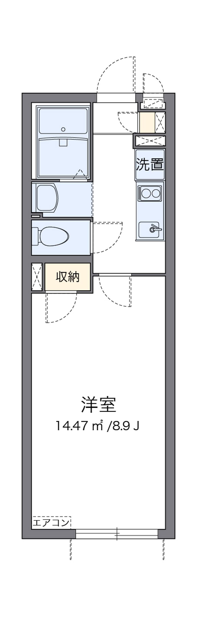 クレイノアビタシオンシグマ 間取図