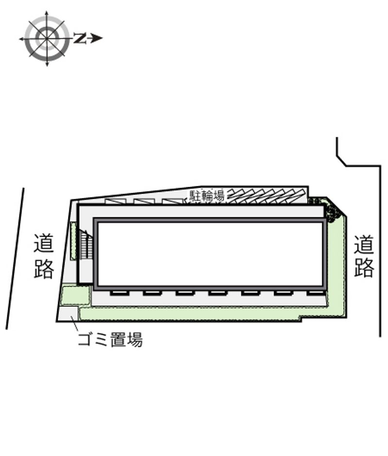 レオパレス小路 配置図