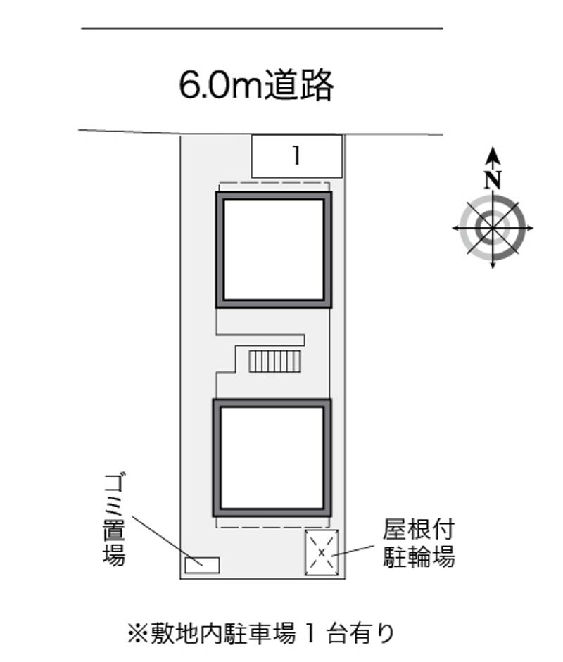 レオパレス西賀茂 配置図