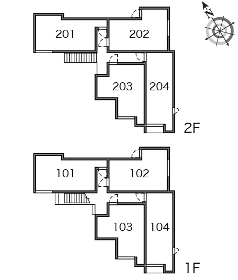 レオネクストライネ 間取配置図