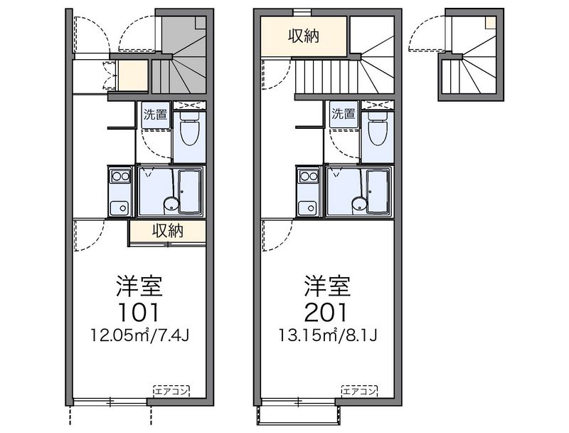 レオネクストエスペランサⅡ 間取図